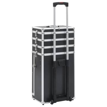 Make-up Trolley Aluminium Black - Organize Your Cosmetics