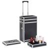 Make-up Trolley Aluminium Black - Organize Your Cosmetics