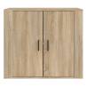 Sideboard Sonoma Oak - 80x33x70 cm Engineered Wood Storage