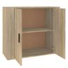 Sideboard Sonoma Oak - 80x33x70 cm Engineered Wood Storage