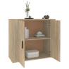 Sideboard Sonoma Oak - 80x33x70 cm Engineered Wood Storage