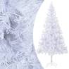 Stunning Pre-lit 210cm White Christmas Tree with Ball Set