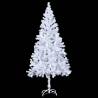 Stunning Pre-lit 210cm White Christmas Tree with Ball Set