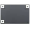 Wall Mirror 60x40 cm Rectangular Glass - Minimalistic Style