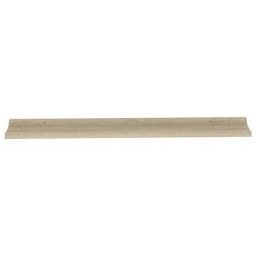 Wall Shelves 4 pcs Sonoma Oak - Stylish Storage Solution