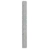 Durable 200 cm Galvanised Steel Garden Fence Posts - 10 pcs