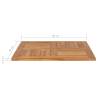 Table Top Solid Teak Wood - 80x80 cm | Durable & Rustic