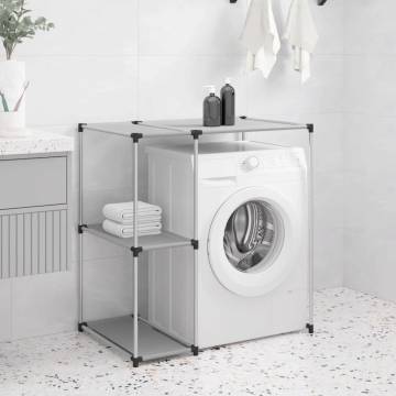 Storage Rack Over Washing Machine - Grey | 87x55x90.5 cm