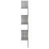 Wall Corner Shelf Grey Sonoma - 20x20x127.5 cm | HipoMarket