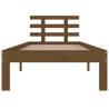 Honey Brown Solid Wood Bed Frame 75x190 cm - Small Single