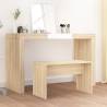 Dressing Stool Sonoma Oak 70x35x45 cm Engineered Wood Colour sonoma oak 