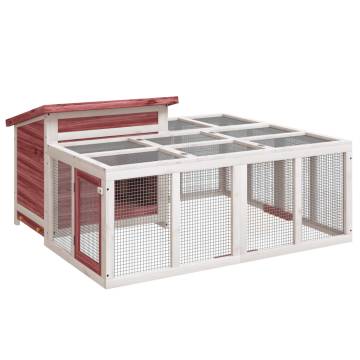 Rabbit Hutch Mocha - Solid Pine for Small Pets | HipoMarket