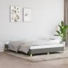 Bed Frame Dark Grey 135x190 cm Double Fabric Colour dark grey Size 4ft6 double Height 25 cm 