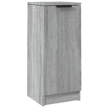 Stylish Grey Sonoma Sideboard - 30x30x70 cm - Hipomarket