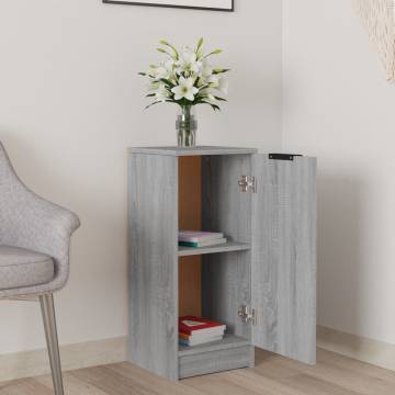 Stylish Grey Sonoma Sideboard - 30x30x70 cm - Hipomarket