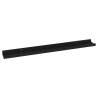 4 pcs Black Wall Shelves - Stylish Storage Solution | HipoMarket