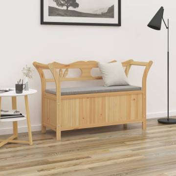 Solid Wood Fir Bench - 107x45x75.5 cm | HipoMarket