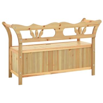 Solid Wood Fir Bench - 107x45x75.5 cm | HipoMarket