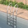 Pool Ladder 54x38x184.5 cm 304 Stainless Steel Size 54 x 38 x 184.5 cm Quantity in Package 1 Model for flat surface Pattern curved 