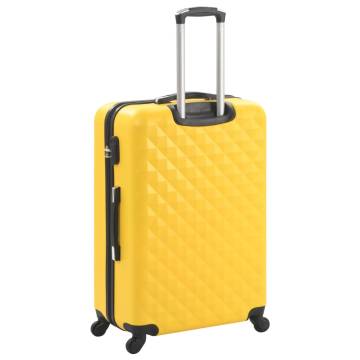 Stylish Yellow Hardcase Trolley Set - 3 Pcs | HipoMarket