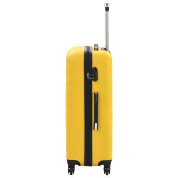 Stylish Yellow Hardcase Trolley Set - 3 Pcs | HipoMarket