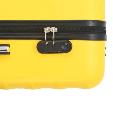 Stylish Yellow Hardcase Trolley Set - 3 Pcs | HipoMarket