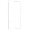 Sliding Door Frosted ESG Glass & Aluminium | 102.5x205 cm White