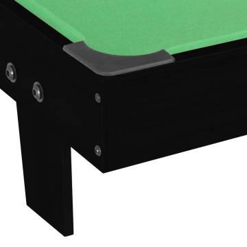 3 Feet Mini Pool Table - Compact Black and Green Billiards