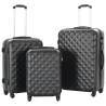 Hardcase Trolley Set 3 pcs Black ABS Colour black Quantity in Package 3 Number of wheels 4 