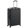 Hardcase Trolley Set 3 pcs Black ABS | Durable & Lightweight