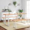 Light Brown Solid Wood Table Top - 180x40 cm | HipoMarket