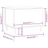 Elegant High Gloss White Coffee Table - 60x44.5x45 cm