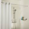 Sealskin Telescopic Shower Curtain Rod 125-220 cm Chrome Colour chrome Size 2.8 x 220 cm 