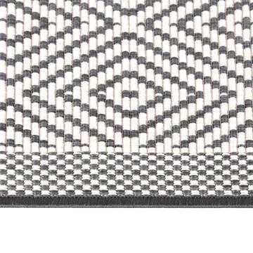 Reversible Outdoor Rug Grey & White 100x200 cm | HipoMarket