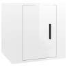 Wall Mounted TV Cabinet High Gloss White - Sleek & Practical