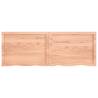 Light Brown Wall Shelf - Solid Oak Wood | HipoMarket