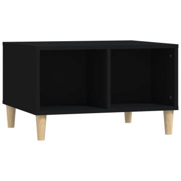 Stylish Black Coffee Table - 60x50 cm | HipoMarket