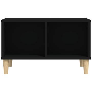 Stylish Black Coffee Table - 60x50 cm | HipoMarket