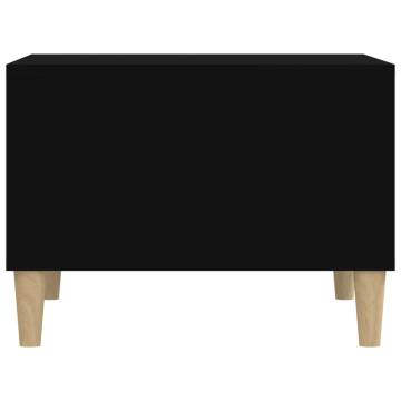 Stylish Black Coffee Table - 60x50 cm | HipoMarket