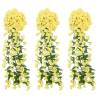 Artificial Flower Garlands 3 pcs Yellow 85 cm Colour yellow 