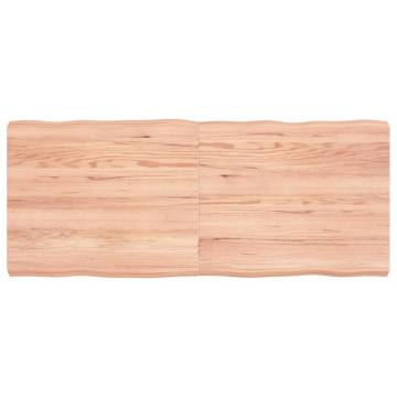 Light Brown Solid Wood Table Top - 120x50 cm | HipoMarket