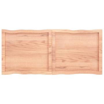 Light Brown Solid Wood Table Top - 120x50 cm | HipoMarket