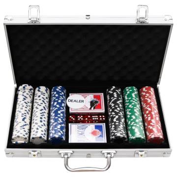 Poker Chip Set 300 pcs - Casino Style Fun at Home