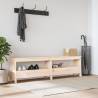 Hall Bench 160x28x45 cm Solid Wood Pine Colour natural Size 160 x 28 x 45 cm 