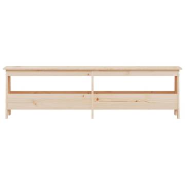 Solid Wood Pine Hall Bench - 160x28x45 cm | HipoMarket