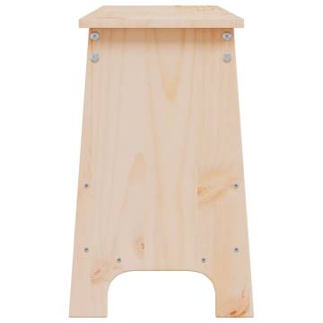 Solid Wood Pine Hall Bench - 160x28x45 cm | HipoMarket