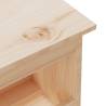 Solid Wood Pine Hall Bench - 160x28x45 cm | HipoMarket