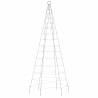 200 LEDs Cold White Christmas Tree Light for Flagpole - 180 cm