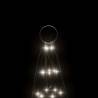 200 LEDs Cold White Christmas Tree Light for Flagpole - 180 cm