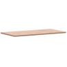 Rectangular Solid Wood Beech Table Top - 100x50 cm